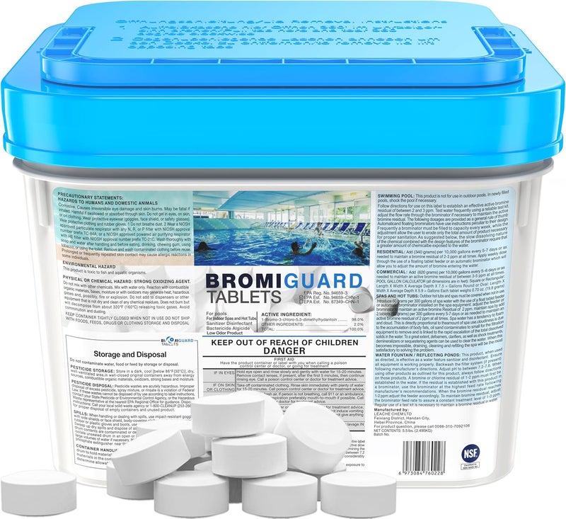 BROMIGUARD أقراص البرومين 【1 إنش 5.5 رطل】 لحمام السبا - Image 1